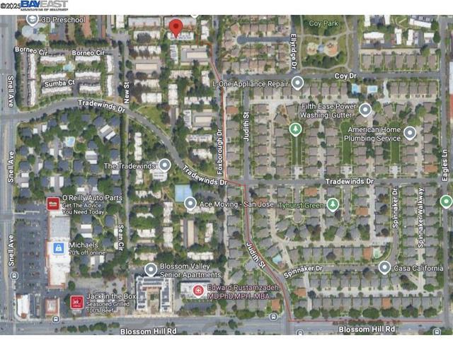 For directions, follow the thin red line on the community map. The Assigned Covered Parking spot is #222. Alternatively, you can park in any of the Guest Parking spots.