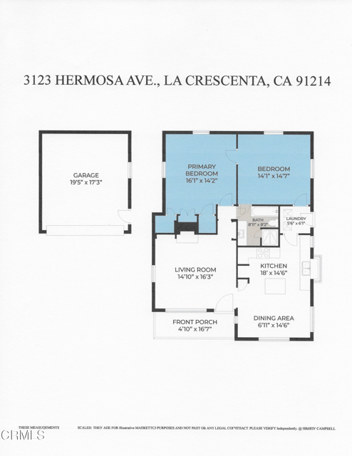 Detail Gallery Image 26 of 26 For 3123 Hermosa Ave, La Crescenta,  CA 91214 - 2 Beds | 1 Baths