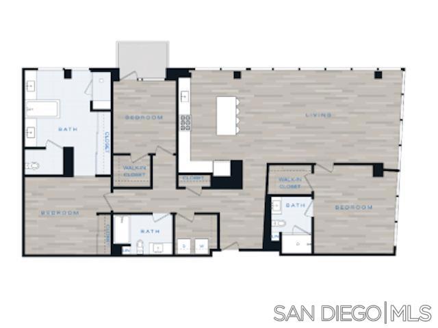 Actual unit floor plan