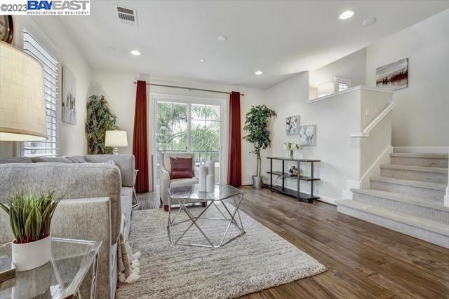 Open concept family room area on second floor