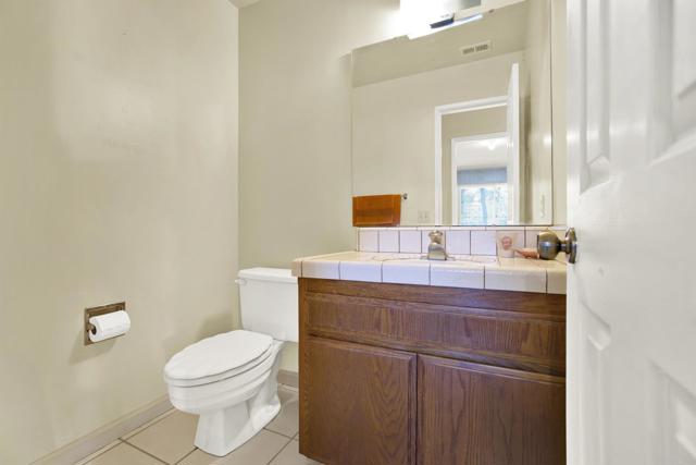 Half bath in garage