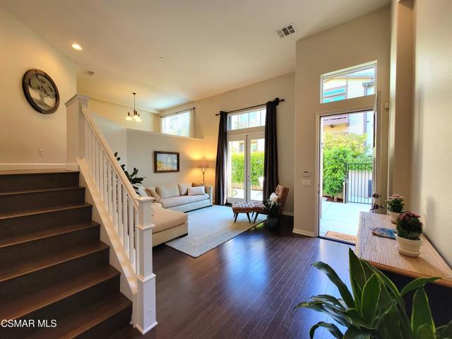 Living room staircase