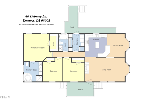 Detail Gallery Image 18 of 18 For 40 Debussy Ln #40,  Ventura,  CA 93003 - 3 Beds | 2 Baths