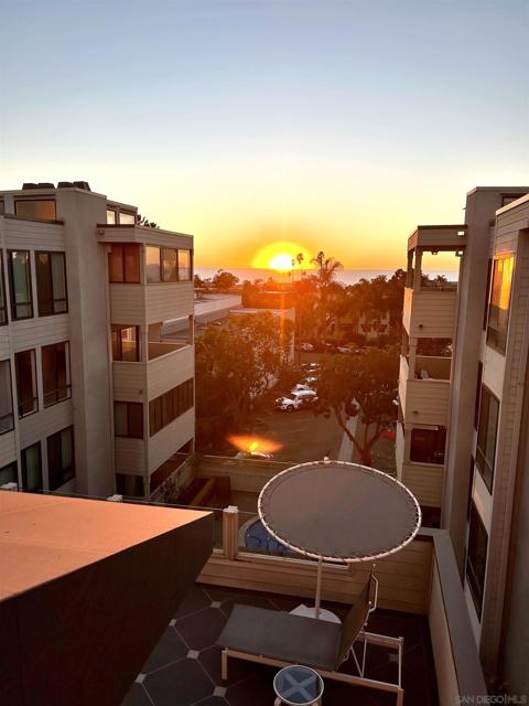 View from building roof top