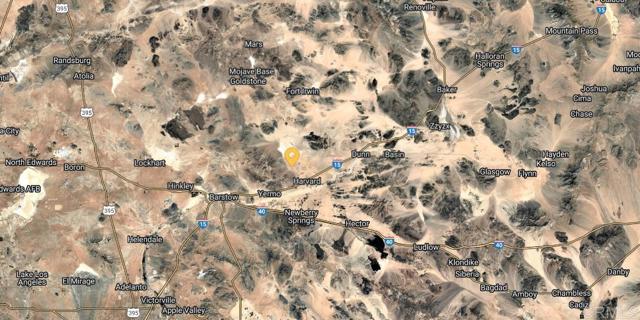 Detail Gallery Image 3 of 3 For Vacant Land 160 Acres, Newberry Springs,  CA 92365 - – Beds | – Baths