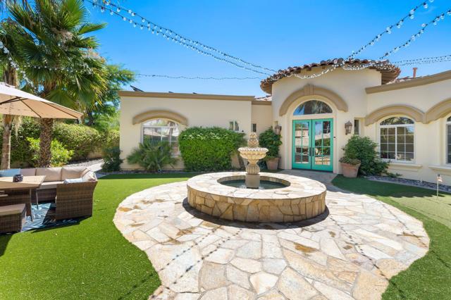 huge private courtyard