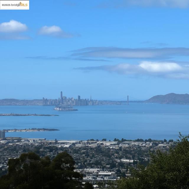 Water view with city skyline