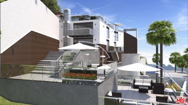 2256 Nichols Canyon Road Los Angeles, California In door out door living with approximately 8000 to 9000 square feet of outdoor and rooftop patio space for entertaining.