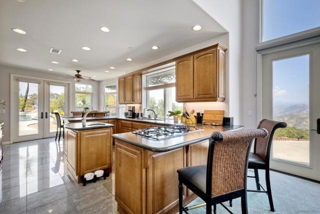 Gorgeous kitchen with amazing views in 1st home.