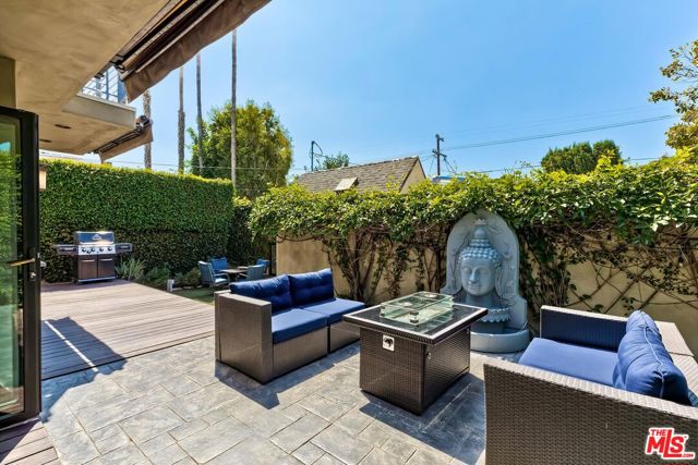 private backyard