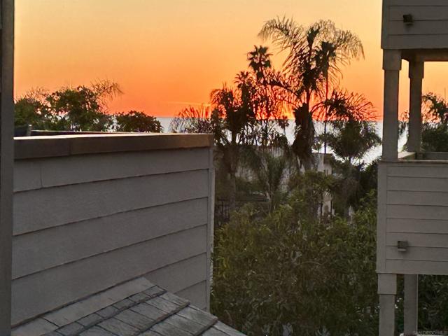 Sunset view from kitchen and Dining room