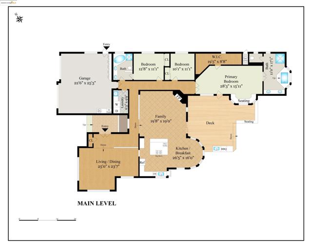 View of floor plan / room layout