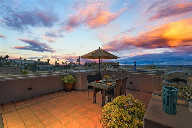 Beautiful Dusk rooftop views