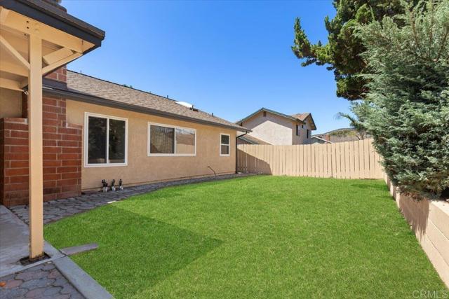 This is to show how the house would look like with grass.