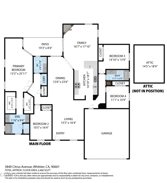 Detail Gallery Image 55 of 57 For 5840 Citrus Ave, Whittier,  CA 90601 - 4 Beds | 2/1 Baths
