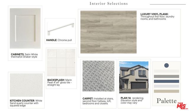 Interior features in homesite 6