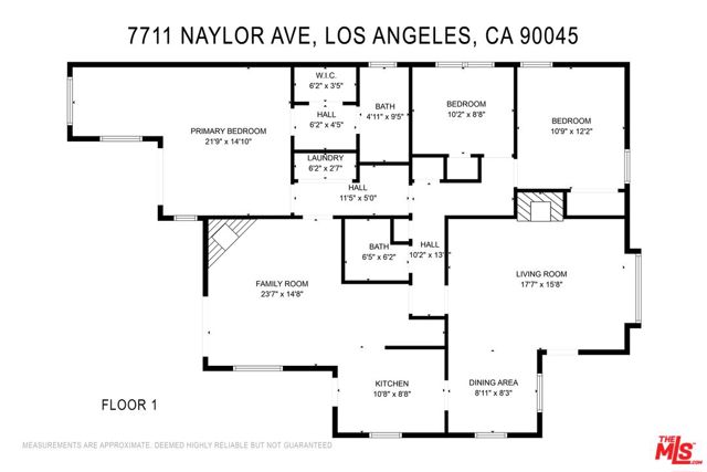 7711 Naylor Avenue, Los Angeles, California 90045, 3 Bedrooms Bedrooms, ,2 BathroomsBathrooms,Single Family Residence,For Sale,Naylor,24413387