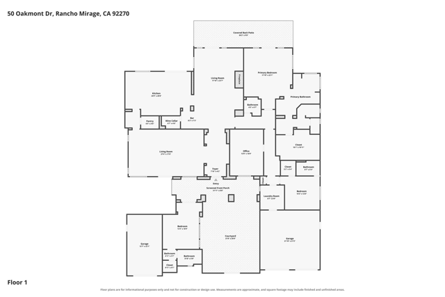 50 Oakmont Drive, Rancho Mirage, CA 92270