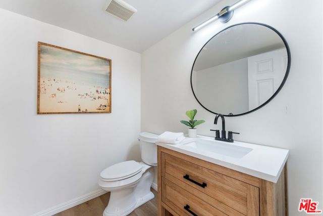 Remodeled powder room