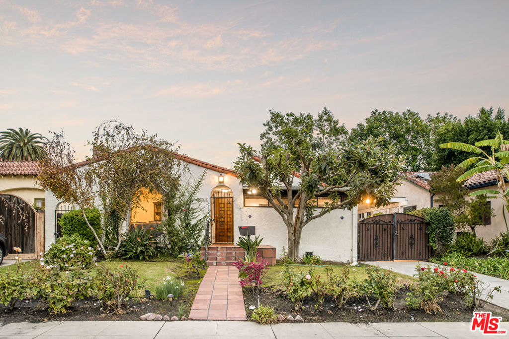346 N Flores Street Los Angeles, California Welcome to THE FLORES! This Spanish contemporary 3 Bed 2 Bath + 1 Bed 1 Bath A. D. U Guest House is located on one of the most sought after streets in Beverly Grove! Pass the immaculate landscaping and enter this stunning & sophisticated home that provides the perfect balance of indoor & outdoor living. High ceilings & beautiful archways set the atmosphere for this home. Enjoy the comforts of an elegant living room with oversized windows alongside an opulent dining room & kitchen. The home provides 3 generous bedrooms & 2 baths including a generous master & remodeled master bath. In the rear of the property, an adaptable 1 Bed + 1 Bath A.D.U. Guest House can serve as a rentable unit, home for guests or as an extra outdoor entertainment space. We are excited to show you the lifestyle the home has to offer!