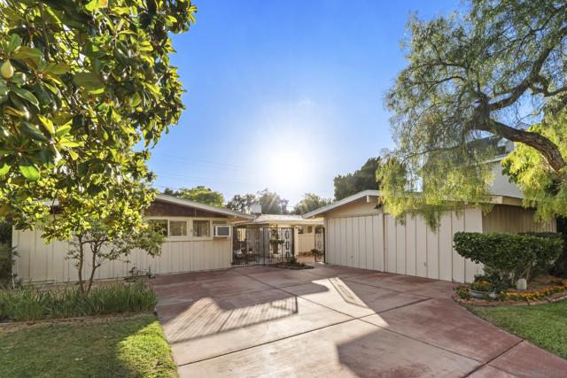 Driveway entrance to the property