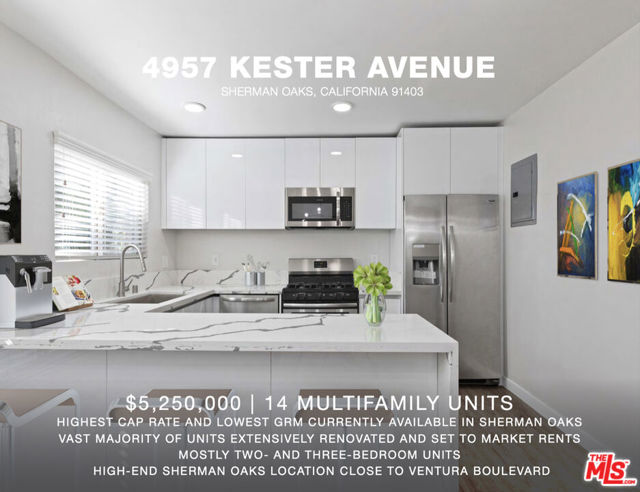 4957 Kester Avenue, Sherman Oaks, California 91403, ,Multi-Family,For Sale,Kester,23339437