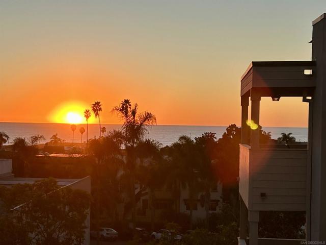 Sunset view from building roof top