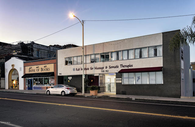 LOCATED IN GREAT DOWNTOWN VENTURA LOCATION - PROPERTY CONSISTS OF A BEAUTY SALON,  BOOK STORE AND OFFICES - A GATED ATRIUM LEADS TO THE OFFICE ENTRANCES AND AN OUTSIDE REAR GARDEN - ALSO HAS AN ADJOINING PARKING LOT -