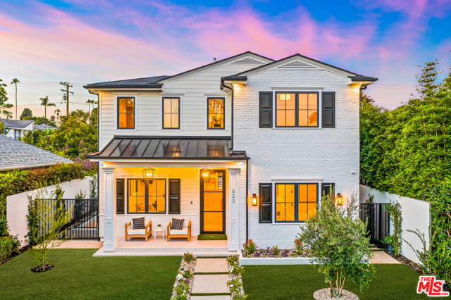 523 7Th Street Santa Monica, California Stunning Entertainers home in an A+ north of Montana location completed in 2021 sitting on an oversized lot with an ADU. Designed with an open lay out with high ceilings, incredible light with the kitchen and family room that flows out to the outdoor patio and backyard. The chefs kitchen has top of the line finishes and appliances which will make any cooks dream come true. The main home includes 5 bedrooms en-suite bedrooms with built out closets. The primary suite features a fireplace, balcony overlooking the stunning backyard, walk-in closet and a luxurious bathroom. The basement level has a state of the art movie theater, bedroom, bar and wine cellar perfect for fun movie and game nights. The well landscaped yard features a full outdoor barbecue kitchen over looking the grassy area, fire pit and patio. A bonus to this incredible compound is the two story ADU which could be perfect as a cabana, gym, office or as a guest suite. Exceptional finishes and design complete this North of Montana dream home which offers an idyllic very walkable location to the amazing shops and restaurants on Montana and is in the Roosevelt School District.
