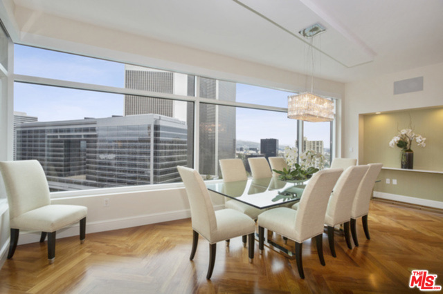1 W CENTURY Drive 11C Los Angeles, California Gorgeous, remodeled 3bd+4ba condo in LA's prestigious full-service bldg. Lrg open, light & bright great rm w/ hrwd flrs, fireplace & amazing views of Century City & Los Angeles Country Club. Show stopper kitchen w/ 2 Wolf Microwaves, Subzero fridge/freezer, Miele dishwasher, Perlick wine fridge, a beautiful center island & lrg terrace w/ great views. Beautiful mstr ste w/ 3 lrg closets, including a lrg walk-in closet, a balcony w/ views of Beverly Hills, the Hollywood sign, downtown LA, mountains & more, & a lrg mstr ba w/ marble hot tub, large shower, dble sinks & add'l great views. Beautiful 2nd bdrm ste & bath w/ designer touches, a theater rm w/ 101" screen & marble bar w/ the wine fridge, glass chiller, beverage fridge & frige drawers for max entertainment, & w/ its own bathrm. Sep powder rm & laundry. And top-of-the-line technology thru-out. The Century property consists of nearly 4 acres of park-like grounds and consists of many amenities. 24 hr concierge, doormen & valet.
