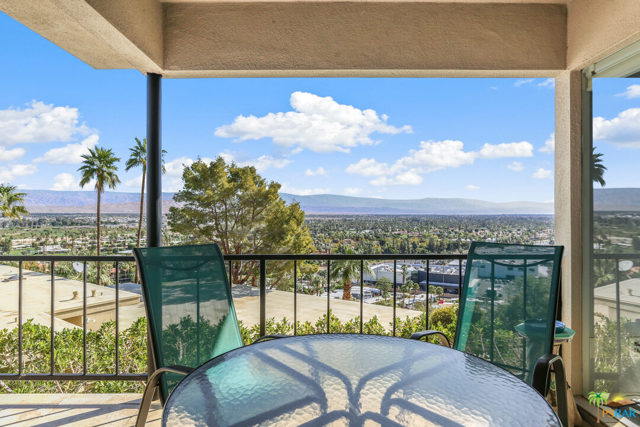 2132 Southridge Drive Palm Springs, California VIEWS, VIEWS, VIEWS! Spectacular "around the clock" views are enjoyed from this great condo on "fee" (you own) land. 2 bedrooms with great seperation and a nice media/den/office. Feels like a single family home yet lives as a maintenance free condo! Plentiful parking (just outside your door). Spacious rooms, private laundry, renovated baths and large floor to ceiling windows to enjoy the stellar views. Added bonus storage below unit. Rimcrest shares Southridge Drive with numerous multi-million dollar homes including the infamous Bob & Dolores Hope Estate. Great location is minutes to shopping, retail shops and Palm Springs International Airport. Most of the work has been done, but you can add your final touches to personalize and make it yours. BONUS: Unit next door is also available for those interested in an adjoing home for family members, guests or to join together and increase size to 3,200 sq feet! Rimcrest is well kept , offers low HOA and nice pool areas. Private and secluded. No endless steps to this unit either!