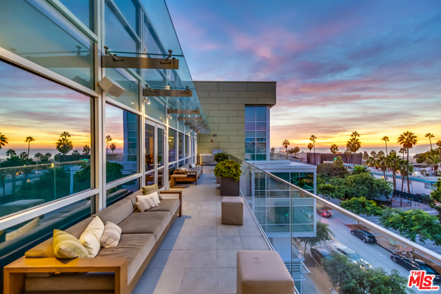 1705 Ocean Avenue 509 Santa Monica, California Rare opportunity to live in the highly sought after Waverly which is the most recent condo building to be built along Ocean Avenue. Located one floor beneath the penthouse this unit features some of the best views found in the building which include ocean, pier, park, mountains, and downtown SM. Floor-to-ceiling and wall-to-wall glass frames this urban landscape that few will ever get to enjoy. Stunning interior designed by world-renowned Marmol Radziner that has an open concept living, kitchen, and dining combined. Upgraded features include special lighting, electronic blinds, and sound. Spectacular oversized private balcony which can be accessed from both living and master. The Waverly is a full-service building built and managed by the award winning Related Companies. Building features 24-hour doorman & concierge, gym, Incredible residents lounge perfect for large scale entertaining or relaxing, and more.