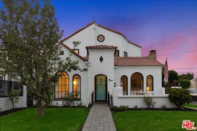 1071 Van Buren Avenue Venice, California A fully renovated Spanish style home in the highly sought after President's Row in Venice Beach. Open floor plan with 20 foot vaulted ceilings offers beautiful natural light and showcases this home's original charm and details it's fully modernized amenities. You are greeted through the main entry by a spacious living room and joining chefs kitchen that is accentuated with fully custom Quartz Caesar stone countertops surrounding a center island that was designed with ample storage to give the sleek modern look while being fully functional. Enjoy the perks of California living with an inviting backyard perfect for entertaining with it's endless possibilities for indoor/outdoor usage. As you head upstairs you are welcomed by yet another large living space with picturesque windows, vaulted ceilings, a fireplace and a balcony overlooking the marvelous back yard. Bathrooms are newly remodeled with walk-in rain showers and all modern fixtures. Just blocks from the beach yet tucked away on a corner lot in a quiet neighborhood gives this home that peaceful feel while still being walking distance to the Venice Canals, steps from trendy Abbot Kinney and the best eating and dining on the Westside.