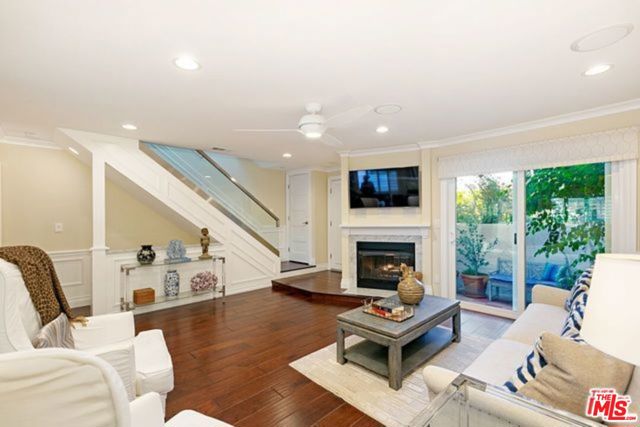 129 Alta Avenue 10 Santa Monica, California Ready for you! Direct entry garage! 2 bedroom 2.5 bath with separate office. Over 1414 + square feet of living space with pick a boo ocean views from the bedroom and kitchen. Rare opportunity to own a stunning multi-level town home in a boutique building in Santa Monica - North of Montana & just off Ocean Avenue! The Great Room features a fireplace, high ceilings, recessed lighting, built-in sound system. Hardwood floors through out living area opens to a charming private outdoor living space that is sunny. The open kitchen/entertaining area features custom cabinetry, marble counters, high-end appliances and a breakfast alcove. The master suite has a generous walk-in closet, and a fabulous spa-like master bath. The second bedroom has a private bath and ocean views. Separate private Office/TV Lounge, dog spa! finishes this unit to perfection.