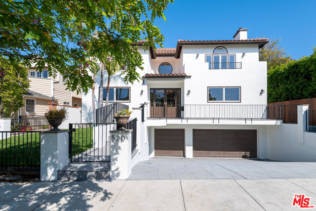 520 Muskingum Avenue Pacific Palisades, California Spectacular Contemporary Mediterranean located on a quiet street in the El Medio Bluffs area of the Pacific Palisades. This beautiful fully-renovated home features 6 bedrooms and 6 bathrooms and is filled with an abundance of natural light. Formal foyer, living room with fireplace, formal dining room, gorgeous kitchen with center island and professional appliances, and family room with walls of French doors that open to the fabulous backyard complete with pool, spa, outdoor shower and fireplace. There are 4 bedrooms on the main level and 2 bedrooms upstairs, including the master suite featuring fireplace, private balcony overlooking mountain views, and dual master baths. There is also an elevator to all three floors, and a large deck on the second floor, great for lounging and entertaining. Lower level bonus space, sauna, bathroom with steam shower, laundry room, and 3-car garage.