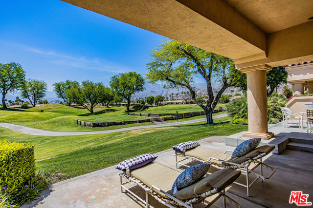 54750 Inverness Way La Quinta, California This elegant modern designed south facing 3bed/4bath home is on the famed Stadium course at PGA West. This extremely popular and highly desirable Legend 31 floor plan is a rare find! Beautiful iron and glass gate lead private courtyard experience upon entering this beautiful home with spectacular and panoramic Santa Rosa mountain and lake view. Stylish architectural design high ceiling charming indoor atrium contribute to an abundance of natural light in this spacious meticulous home. Spacious modern taste of kitchen has quartz countertop and marble backlash with wine refrigerator makes perfect place to enjoy desert lifestyle. Sperate wet bar with built-in refrigerator and cozy BBQ area awaits you to sit back and relax to watch annual American Express PGA tournament. Furnished with per inventory. Please copy the link for virtual showing https://my.matterport.com/show/?m=1Xh4Bi84Kkk