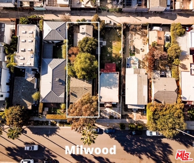 919 Milwood Avenue Venice, California Iconic and original California bungalow situated on one of the most desirable streets west of Lincoln in the heart of Venice. The timeless layout includes a total of 1,216 square feet of living space within both front and back units, the latter designed and built by architect Frederick Fisher. Sun-drenched and complemented by mature trees, the 4,250 square foot lot offers the perfect retreat for outdoor living and al-fresco entertaining. Endless possibilities for both traditional buyers and developers looking to take advantage of the prime Venice location. From Abbot Kinney to the beach, enjoy the very best of what Venice has to offer.