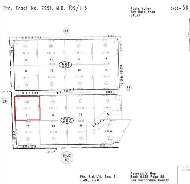 0 Milpas Drive, Apple Valley, California 92308, ,Land,For Sale,0 Milpas Drive,CR542078