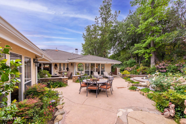 Backyard patio