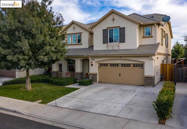 1176 Tropicana Ln Brentwood, California ROSE GARDEN BEAUTY!Nearly 2900 Sq Feet, 5 beds,3 full baths, w/One bed/bath downstairs,plus a Bonus Upstairs LOFT. Immaculate Kitchen w/SS appliances,Granite counter-tops,18x18 Tile Flooring, Walk in Pantry, Extended center Island w/Stunning Quartz Countertop and built in seating.Kitchen looks onto Expansive Family Room w/beautiful Laminate Hardwood Flooring. Luxurious Owners Bed&Bath Suite,featuring double sinks,granite counter-tops, sunken tub, oversized shower,walk-in closet w/built in drawers & shelving. Upstairs Laundry Room! Custom Paint, Upgraded flooring and elegant window coverings. Charming Upgraded French doors leading out to ENTERTAINERS DREAM BACKYARD,w/Attached Solid Patio Awning w/fans & lights,BBQ, Fire Pit w/built in seating, stamped concrete, low maintenance fully landscaped yard w/drought resistant artificial grass.Community amenities include a Gated Pool, picnic area, play-scape & Clubhouse. Close to great shopping, restaurants, trails, parks & High rated Schools!