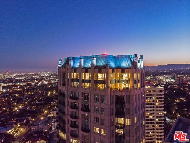 10580 Wilshire Boulevard 26 SE Los Angeles, California The premiere unit in the most prestigious building on the Corridor. The fully-automated Presidential Penthouse at The Wilshire offers the unprecedented quality & luxury of a 2-year project designed as a forever home w/extreme attention to detail & no expense spared, w/high ceilings & clean, warm, modern finishes. 2-story art gallery & unobstructed views high above LA. Wine wall, living room opens to indoor/outdoor dining rooms lit by the city. Eat-in kitchen w/Sub Zero & Wolf appliances + guest-suite. Private elevator to Master w/auto blackout shades & walls of glass. Private gym, office, walk-in closets & spa-like baths. 5-star amenities; 24 hour concierge & valet, pool & fitness center, wine locker, storage & private meeting rooms, commercial catering kitchen & 4 parking spaces. Just blocks from the ever-green Comstock Park, Hammer Museum, Geffen Playhouse, UCLA medical center, dining & shopping. East coast sophistication meets a modernized west coast luxury lifestyle.