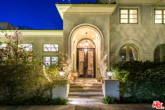 1709 GEORGINA Avenue Santa Monica, California Rare opportunity to own two contiguous, street-to-street lots on Georgina spanning from 17th to 18th Street. This sprawling estate consists of 9,285 sqft of livable space over 2-structures. Huge 17,892 sqft corner lot! Main house features 5 bdrms, 5.5 baths within 5,675 sqft. Beautifully renovated in 2014-Nicely appointed large scale rooms, cathedral ceilings & a great indoor/outdoor flow. 4 very large en-suite bedrooms upstairs including luxurious master suite with sitting room, balcony, fully appointed walk-in closet & breathtaking bath. Entertainment patio with BBQ kitchen overlooks the enormous grassy backyard & swimming pool with sun deck. The 3-level guesthouse is 3,610 sqft! Main floor has a cabana for the pool with a lovely open kitchen & guest suite. 2nd-level includes a private 2-room office suite. Lower entertainment level has a wine cellar & game room & family room/potential home theater. Garage parking for 4-cars. Franklin School District. A distinctive & unique estate!