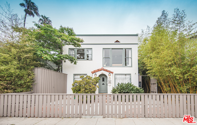 706 6Th Avenue Venice, California Lovingly restored 1920s Spanish compound in the heart of Venice. Surrounded by mature bamboo and sharing a generous 5600 sqft lot sits three character-filled units and a large artists studio w/ plans to become a Junior ADU (Unit #4). This private Venice oasis encompasses an exquisite 2+1 (plus den) upper-level unit, a private 1+1 lower level suite, a bright open 1+1 detached guest house, AND a sprawling artists studio with plans to become a Jr ADU. The buyer can take over the permitting process that's already underway w/ architect drawings submitted to the city. Owners and tenants alike can enjoy the expansive and lushly landscaped rear yard along with all the finer character details, from the oversized double-hung wood windows to the original hardwood oak floors. Fit with marble countertops, new appliances, tankless water heaters, and a separate washer/dryer for each unit, this property has it all and in the best part of Venice -- walkable to Abbot Kinney, Rose Ave, and under a mile to the beach! Guesthouse and Artist studio can be delivered vacant at close of escrow.