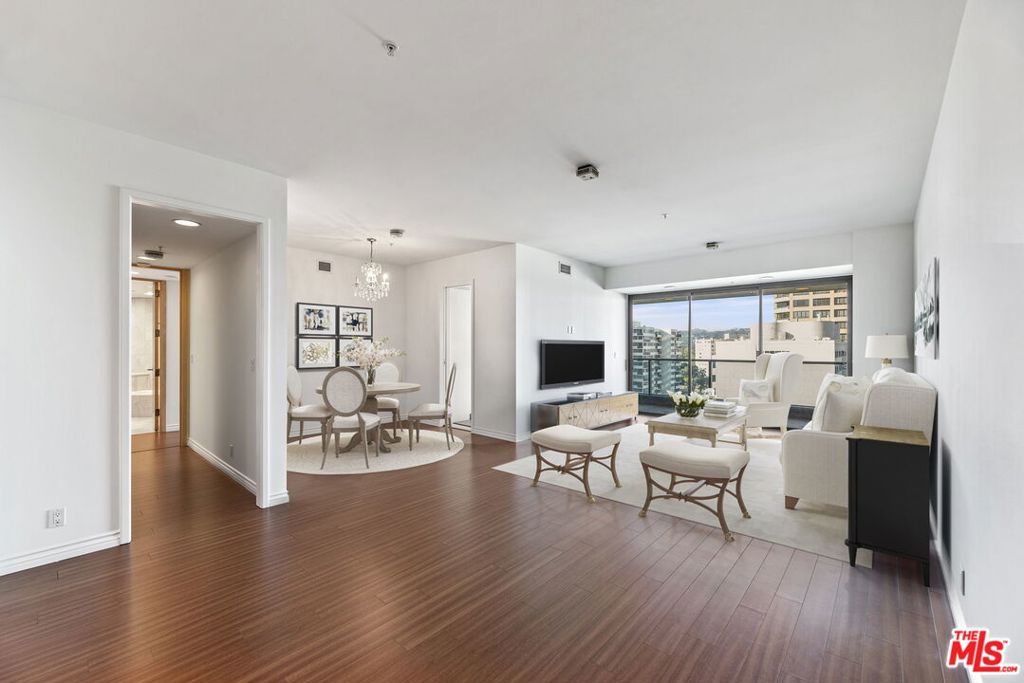 10490 Wilshire Boulevard 1205 Los Angeles, California Its all about the views! 2 bedroom, 2.5 bathroom unit in Wilshire Corridors coveted Blair House. This light and bright condo has forever views which include the Blair House pool, tennis court, Century City, Downtown LA, the Griffith Park Observatory and the snow on the San Gabriel Mountains! And did I mention the beautiful sunrises every morning! Beautiful wood floors throughout. The spacious covered patio can be accessed from the kitchen and living room. Powder room and laundry room in the unit. The Blair House is a full service building with 24 hour security and valet, saline pool and spa, tennis court, up to date gym and recreation room. Easy to show. Also available For Lease.