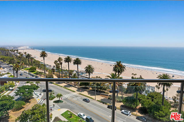 201 Ocean Avenue 1206B Santa Monica, California Best value location and views in the building! Front facing forever ocean views with sand/ocean views south towards the pier and Santa Monica City. This stunning unit has been remodeled and updated and is ready for move in. The open floor plan is not to be missed, featuring a gourmet kitchen, top of the line appliances, natural walnut floors, Carrera marble, limestones baths, Water Works fixtures, steam shower, and spa tub. The building is FULL SERVICE! w/ 24 hr security, valet, gym, pool, spa. This is the best location in Santa Monica in the ultimate full service building. Offered for both lease and sale.