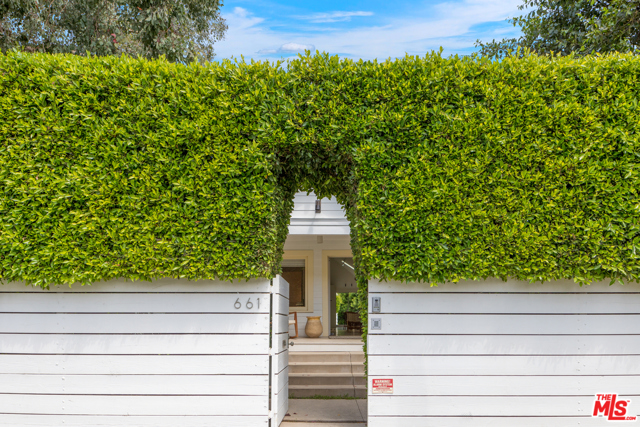 661 San Juan Avenue Venice, California This outstanding top-to-bottom remodeled home w/ impeccable style & craftsmanship at every turn. As you enter this private oasis, you are greeted by a front porch worthy of an exhale. An abundance of natural light & lofty ceilings, French oak herringbone floors, kitchen complete w/Meile appliances, Gaggenau cooktop, and Boffi Italian cabinetry. The completely open floor plan encompasses kitchen, dining & living rm w/literally every window in the home offering verdant views. Front bedroom/office w/en-suite bath, Master w/double vanity, Boffi cabinetry, and a shower made for two, all completed by a custom Poliform closet. The double glass doors beckoning you to experience the quintessential indoor/outdoor California lifestyle leading to an expansive deck, surrounded by a beautifully landscaped garden. Lutron, Sonos entertainment, multi-lock key system, LiftMaster gated entry & EV charger, just to name a few. Located moments from Abbot Kinney & the beach. Welcome Home.