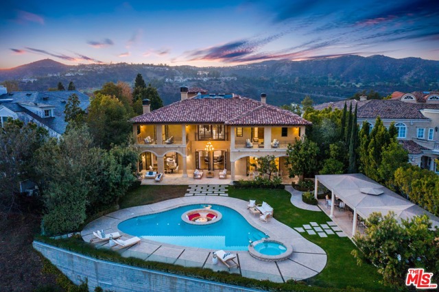 2140 Stratford Circle Los Angeles, California Welcome to this extravagant Mediterranean Style 16,634 sqft home of 8 beds, 12 baths and a lot size of almost 25,000 sqft. Beautifully located in the most highly sought after prestigious 24-hour guard-gated community in BEL AIR CREST. This remarkable dream home boasts a grand entry, brilliant bright interior with elegant accents. The upstairs hallway features a cathedral style ceiling. A gorgeous Master bedroom and a separate HIS & HERS master bath and private balcony. Theres more to love from a convenient Elevator, a superb 8+ Car garage, Spa, Gym, theater,"smart house" wine room, designer pool, Gourmet kitchen, and expansive entertainment areas. Enjoy privacy and excellence with all the great amenities for residents in the Bel Air Crest Community. You will live amongst breathtaking canyon views complete with tennis courts, a community pool, childrens playground, large clubhouse with fitness center, basketball, dog park and hiking! Close proximity to major freeways. A must see!