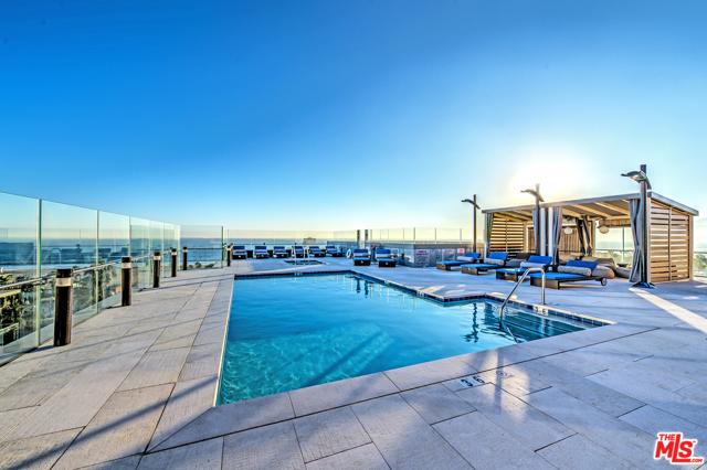 1755 Ocean Avenue 314 Santa Monica, California Chic 2 bedroom, 2 bath unit at one of the premier Ocean Ave buildings in Santa Monica. The Seychelle offers incredible amenities including a rooftop pool with cabanas and sundeck and panoramic coastline views. High ceilings, lots of windows, and an open floor plan lend to this homes light and airy feel. Enjoy private terraces off the living room and master. This kitchens pleasing aesthetic is modern with clean lines and waterfall countertop peninsula with breakfast bar. In the master suite bath you'll find a large walk-in closet, dual sinks and a large vanity, a separate tub, and large rainfall shower. Second bedroom is on the other side of the split floor plan maximizing privacy. HOA includes concierge, 24-hour security, subterranean side-by-side garage parking, and building maintenance. Laundry included inside the unit. The location cant be beat being right on Ocean Ave just steps to the Santa Monica Pier, Downtown Santa Monica, and the beach.