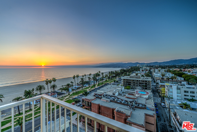 101 California Avenue 1107 Santa Monica, California Fully furnished turn-key unit with the most amazing ocean views and the best location on prime Ocean Avenue. This full service doorman building sits on the corner of Ocean Avenue and California next to the Fairmont Hotel. 11th floor corner unit surrounded by glass on all sides features incredible views from all rooms that include the entire coastline from Santa Monica to Malibu and whole city of LA views including downtown. Beautiful unit with wood floors, open style kitchen with stainless steel appliances, and two generous sized bedrooms. Master features tons of space for clothes and bathroom with separate tub and shower along with plenty of storage. Building has heated year round ocean view pool and deck perfect for enjoying the outdoors in the privacy of your own home. Unbeatable location next to world class dining, Third Street Promenade and Santa Monica Place shopping, movie theaters, farmers market, Equinox gym, yoga studios, parks, beach and bike path.