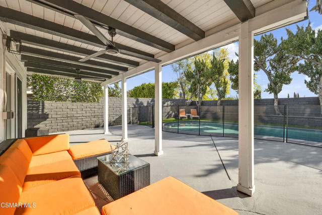 Huge oversized covered patio